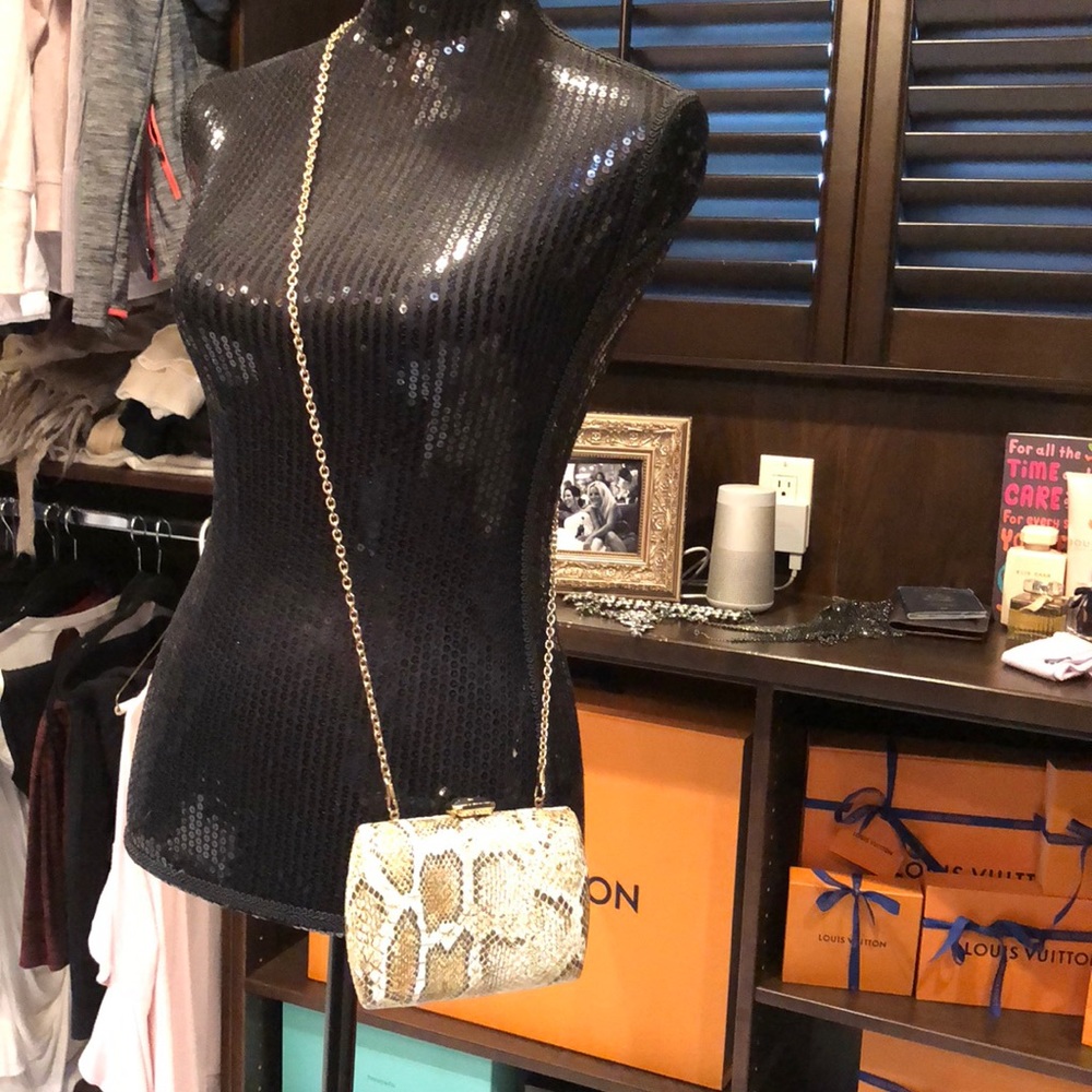 Snakeskin Evening Clutch